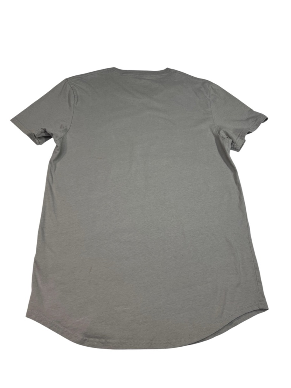 Hollister Men’s Gray 100% Cotton Curved Hem Tee Soft Casual Basic Shirt M - Picture 3 of 7